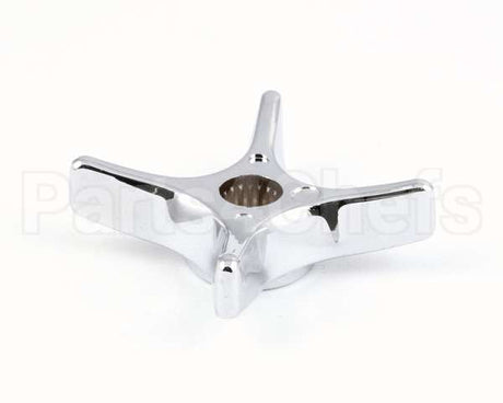 002521-45 T&S Brass 4-Arm Kitchen Handle, Chrome-Plated