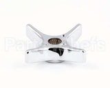 002521-45 T&S Brass 4-Arm Kitchen Handle, Chrome-Plated