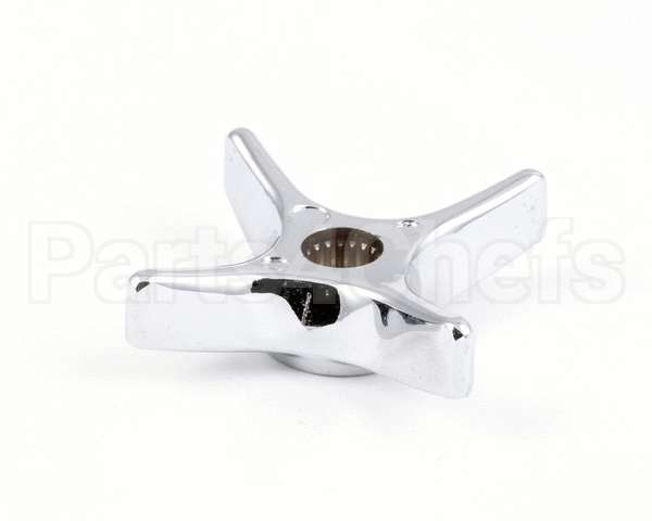 002521-45 T&S Brass 4-Arm Kitchen Handle, Chrome-Plated