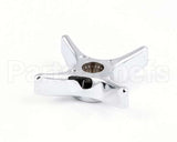 002521-45 T&S Brass 4-Arm Kitchen Handle, Chrome-Plated