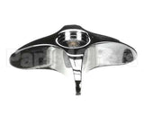 002521-45NS T&S Brass 4-Arm Kitchen Handle, Chrome-Plated
