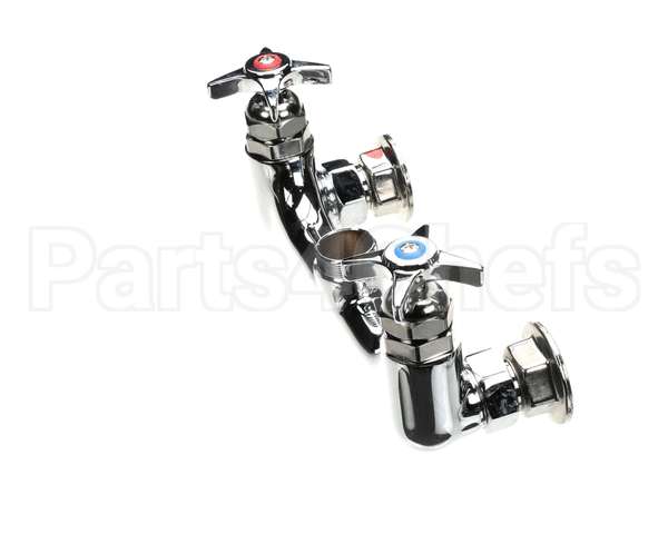 002840-40 T&S Brass Big-Flo Faucet Assembly, Swivel Outlet,