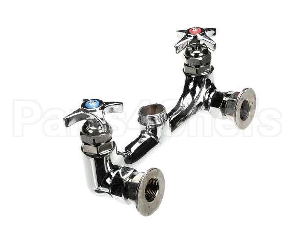002840-40 T&S Brass Big-Flo Faucet Assembly, Swivel Outlet,