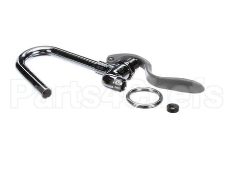 002851-40 T&S Brass Hook Nozzle And Self-Closing Valve (Gray