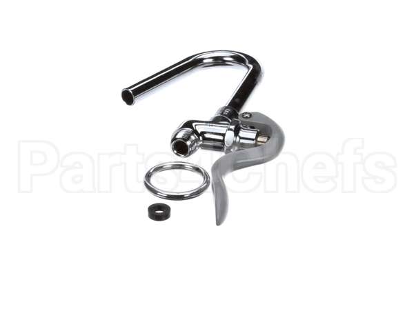 002851-40 T&S Brass Hook Nozzle And Self-Closing Valve (Gray