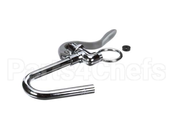 002851-40 T&S Brass Hook Nozzle And Self-Closing Valve (Gray