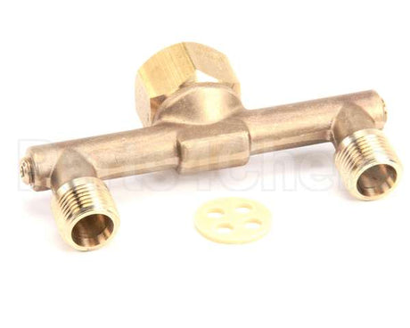 002898-40 T&S Brass 4 Spreader Assembly, 1/2 Npt Male Inlets