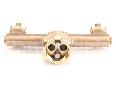 002898-40 T&S Brass 4 Spreader Assembly, 1/2 Npt Male Inlets