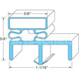 003723 Compatible Norlake Gasket Door 30 X 78 Lh W-I