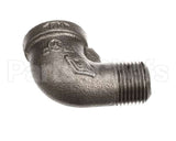 004194 Keating Pipe Elbow 1/2 90 Deg Black