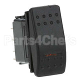 00421.40 Compatible CMA Switch, Rocker - Lighted, (M)On/Off/(M)O