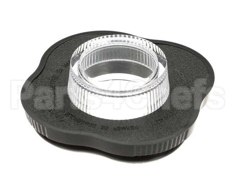 004315 Waring 2 Pc. Clover Leaf Lid /Black