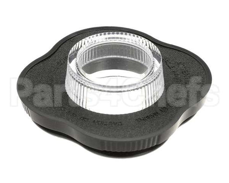 004315 Waring 2 Pc. Clover Leaf Lid /Black