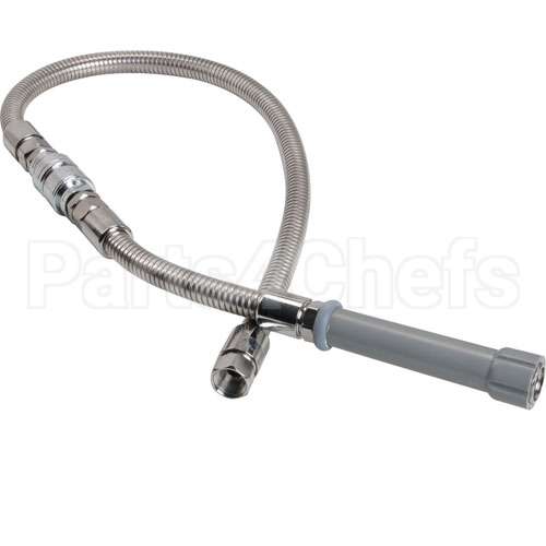 0044-V9 Compatible TS Brass Hose, Flex, 44"&Bac Flo, Leadfree