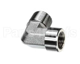 00471.0000 Bunn Elbow, Nkl/Crm .38Mpt X.25Fpt