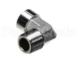 00471.0000 Bunn Elbow, Nkl/Crm .38Mpt X.25Fpt