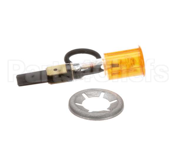 005011 Electrolux Professional Yellow Pilot Lamp Assembly; Round; 230V
