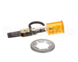 005011 Electrolux Professional Yellow Pilot Lamp Assembly; Round; 230V