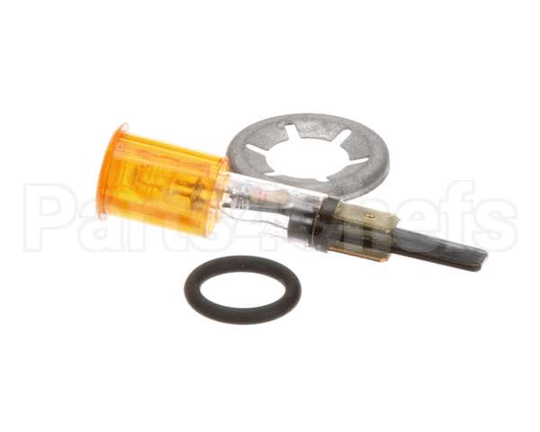 005011 Electrolux Professional Yellow Pilot Lamp Assembly; Round; 230V