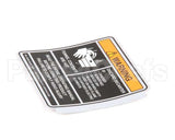 00658.0000 Bunn Decal,Warning-Decanter/Funnel