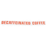 00879.0000 Compatible Bunn Decal - Decaffeinated