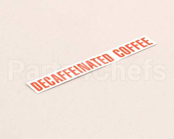 00879.0000 Bunn Decal, Decaffeinated Coffee