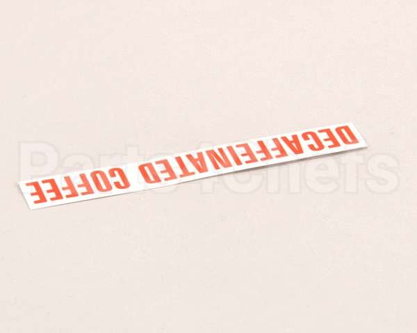 00879.0000 Bunn Decal, Decaffeinated Coffee