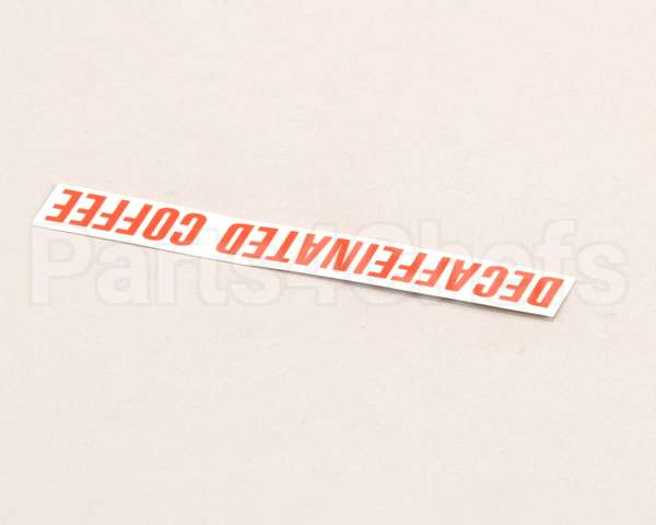 00879.0000 Bunn Decal, Decaffeinated Coffee