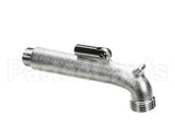 009545-25 T&S Brass Nozzle Assembly W/ Clevis (Rough Chrome)