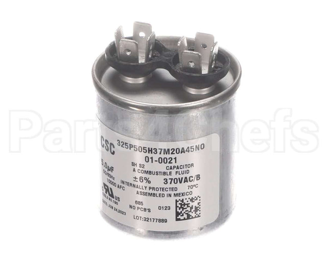 01-0021 Nortek Run Cap,Round,370V,5Uf