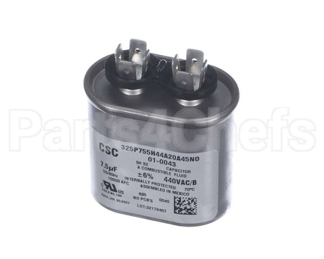 01-0043 Nortek Run Cap,Oval,440V,7.5Uf