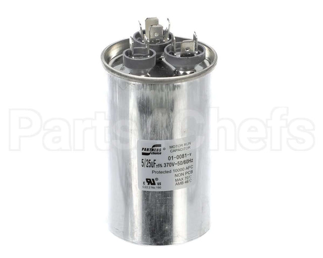 01-0081 Nortek Run Cap,Dual Round,370V,5+25Uf