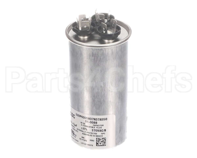 01-0088 Nortek Run Cap,Dual Round,370V,5+60Uf