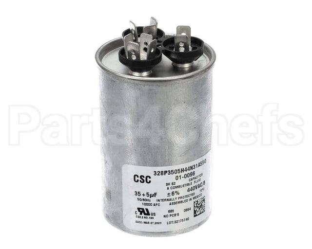 01-0096 Nortek Run Cap,Dual Round,440V,5+35Uf