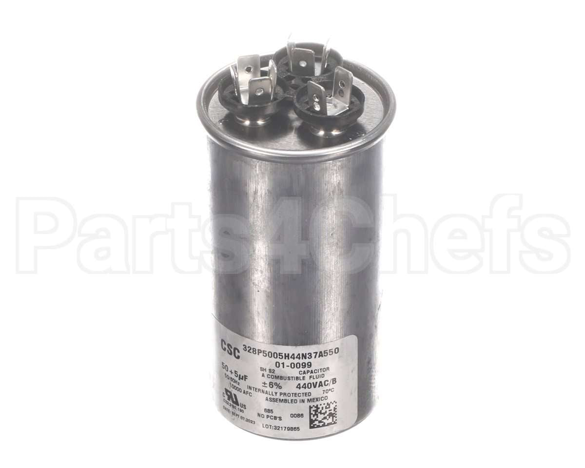 01-0099 Nortek Run Cap,Dual Round,440V,5+50Uf
