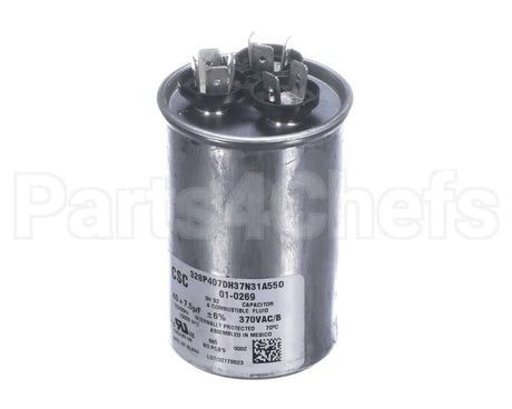 01-0269 Nortek Run Cap,Round,370V,7.5+40Uf