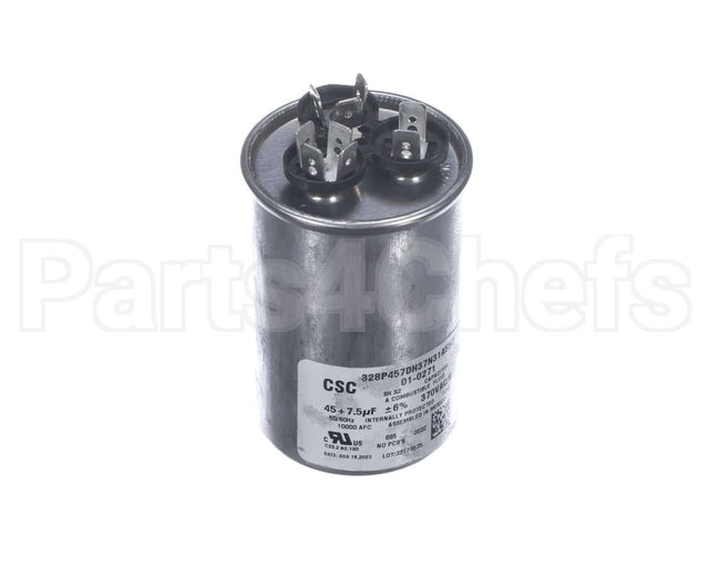 01-0271 Nortek Run Cap, Dual Round,370V,7.5+45Uf