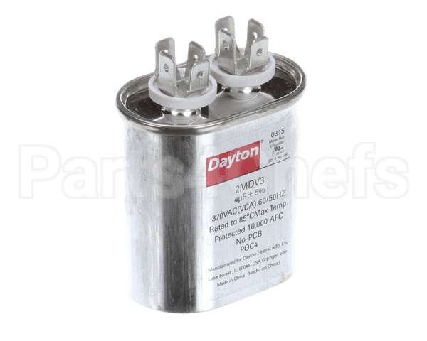 01-1000V8-00111 Baxter Capacitor,4Mfd,370Vac,Oval