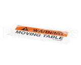 01-403175-00767 Berkel Label,Table Warning