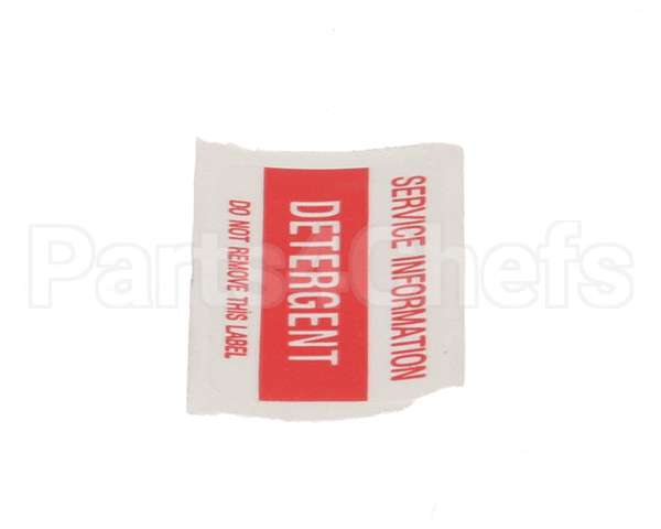 01000485 Glastender Decal, .75X1.877, Detergent