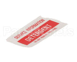01000485 Glastender Decal, .75X1.877, Detergent