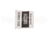 01000486 Glastender Decal, .75X1.877, Sanitizer