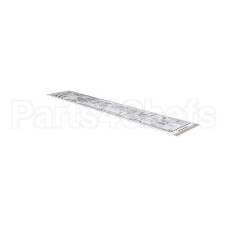 01000487 Glastender Decal, Cleaning Instruction, C