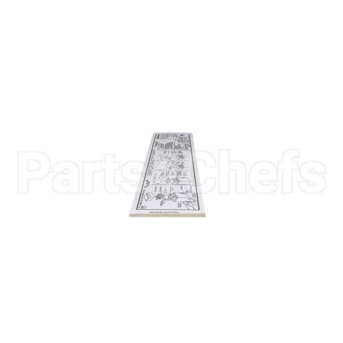 01000487 Glastender Decal, Cleaning Instruction, C