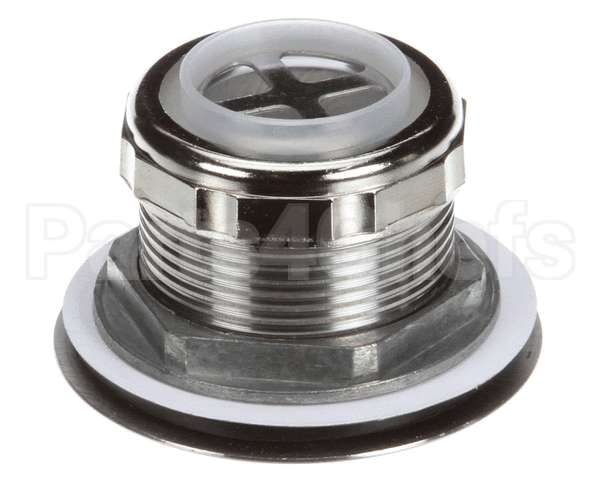 01000766 Glastender Drain Fitting, 1-1/2, Stainles