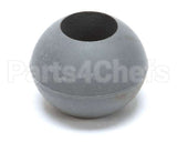 01000767 Glastender Drain Stopper Ball, Grey Rubbe