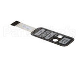 01001464 Glastender Switch Panel, Membrane For Gw2