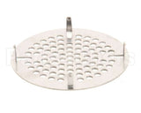010386-45 T&S Brass 3-1/2 Flat Strainer, Stainless Steel