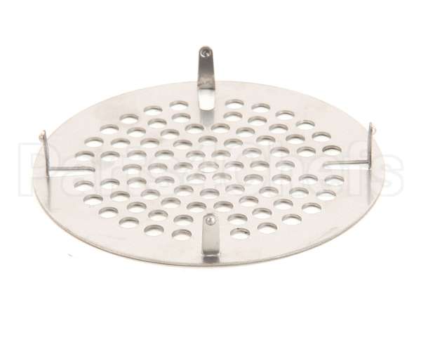 010386-45 T&S Brass 3-1/2 Flat Strainer, Stainless Steel
