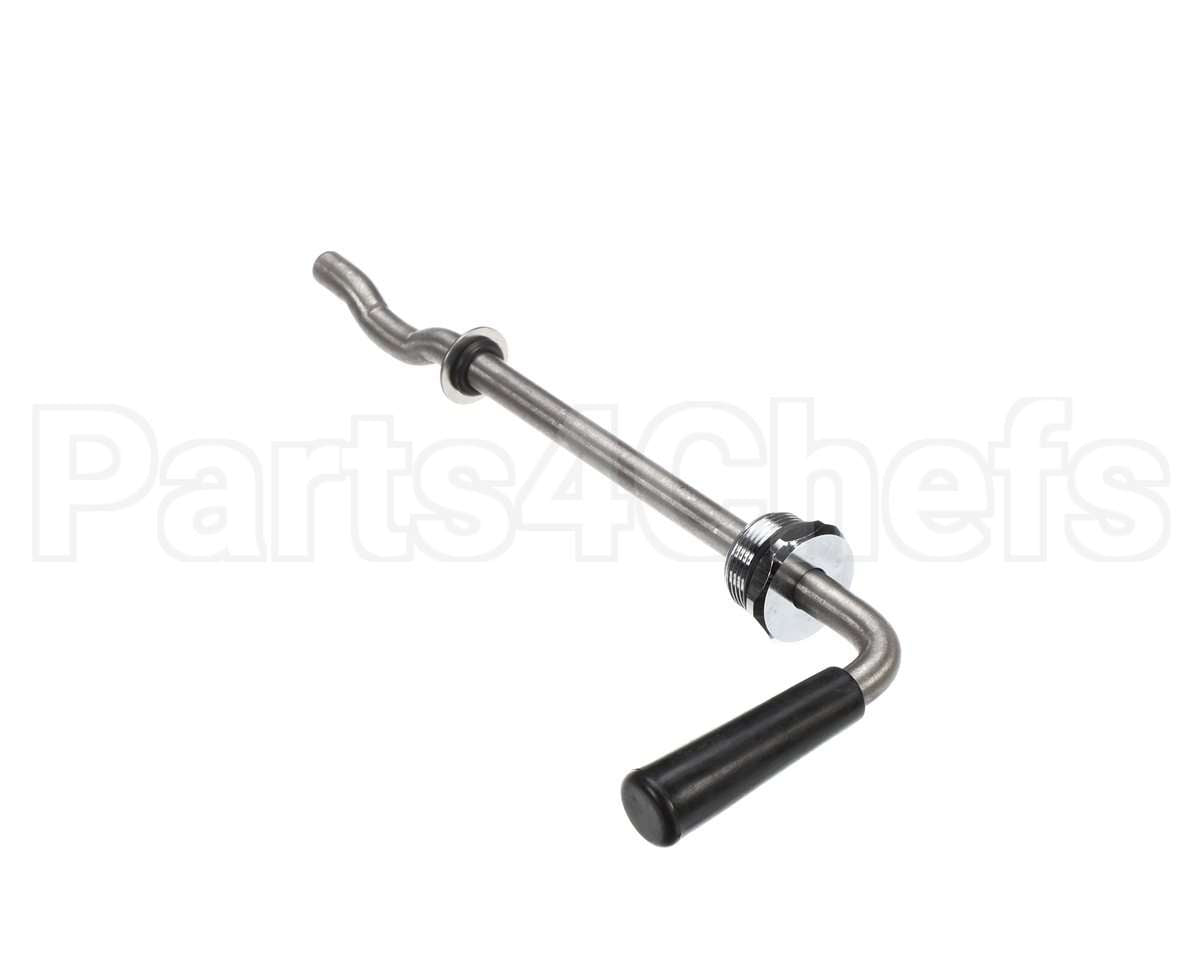 010393-45XS T&S Brass Short Twist Waste Valve Handle Assembly